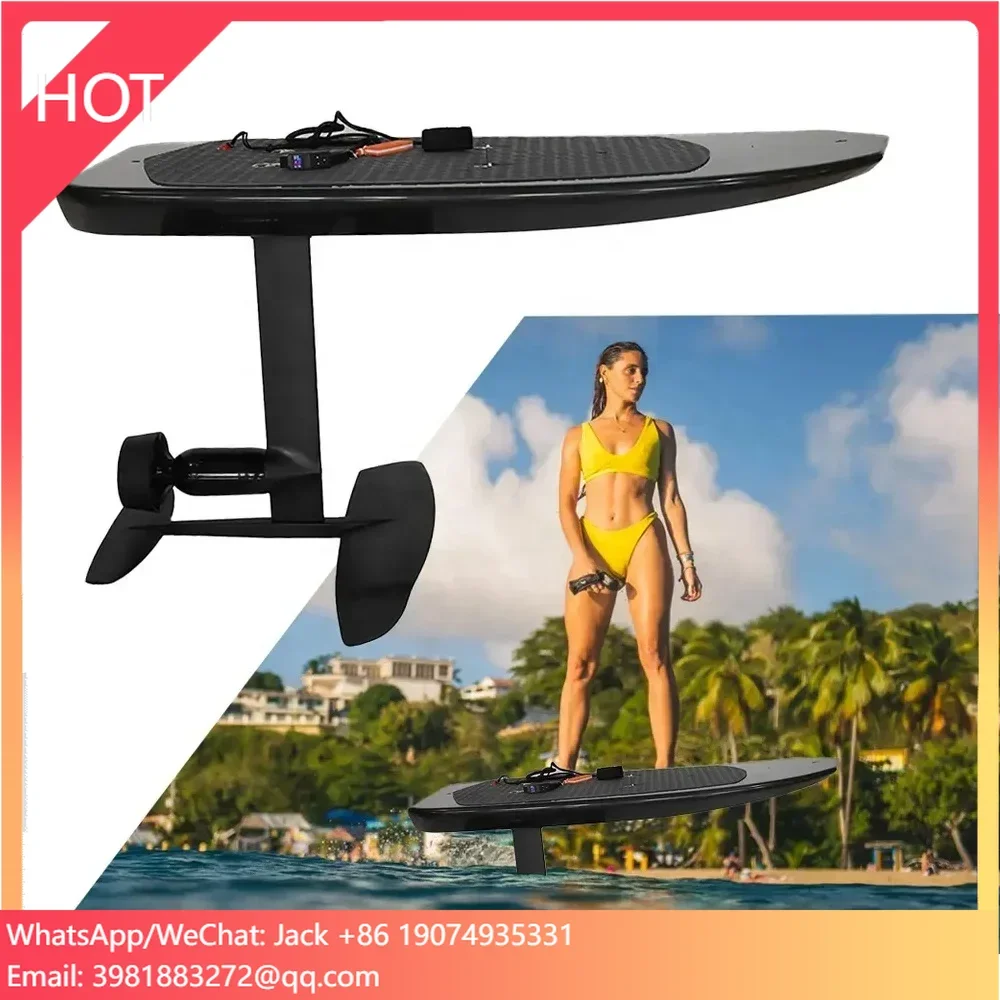 Efoil Electric Hydrofoil Surfboard - Efoil Listrik Hitam, Hydrofoil E-foil, Papan