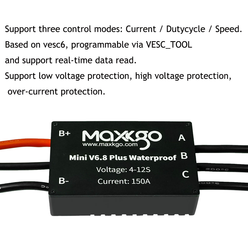 Efoil Remote Control Waterproof - MAXKGO Mini FSESC6.8 ESC 60V 150A