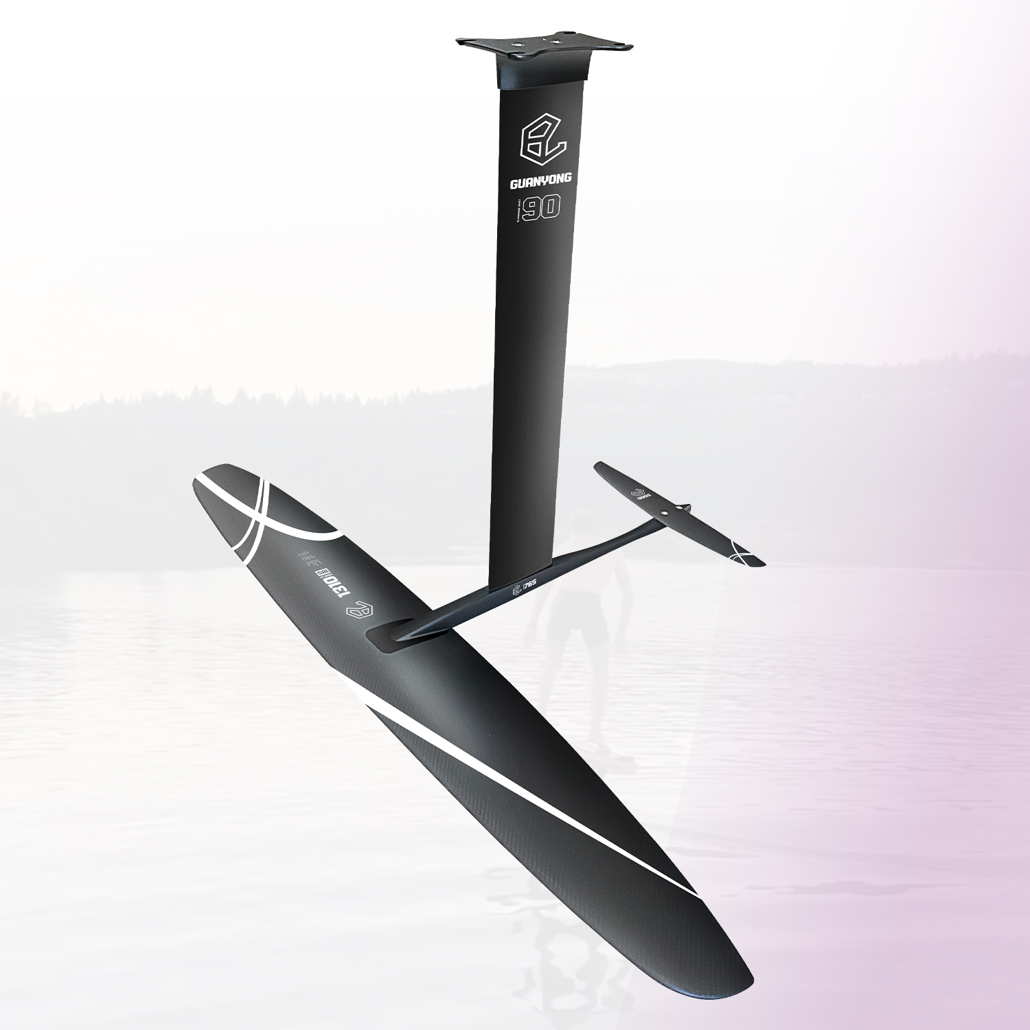 Hydrofoil Wing Set Carbon Fiber - Set Hydrofoil Pemula GY1310 Serat Karbon