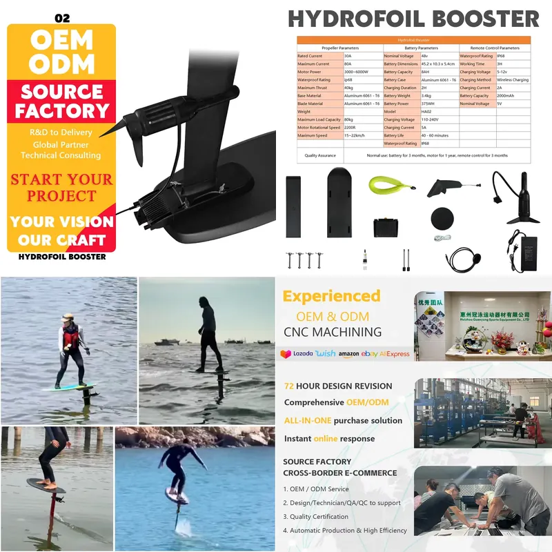Electric Surfboard 3000W - Penggerak Selancar Air Hidrofoil Generasi Kedua