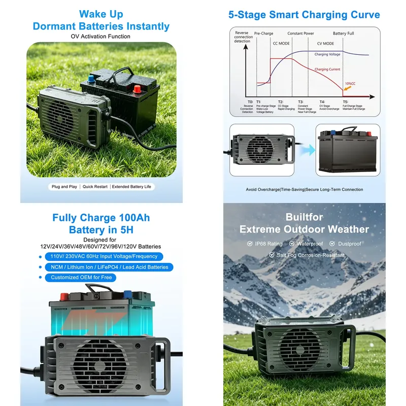 Electric Surfboard Battery Charger - Pengisi Daya Baterai Papan Selancar Listrik