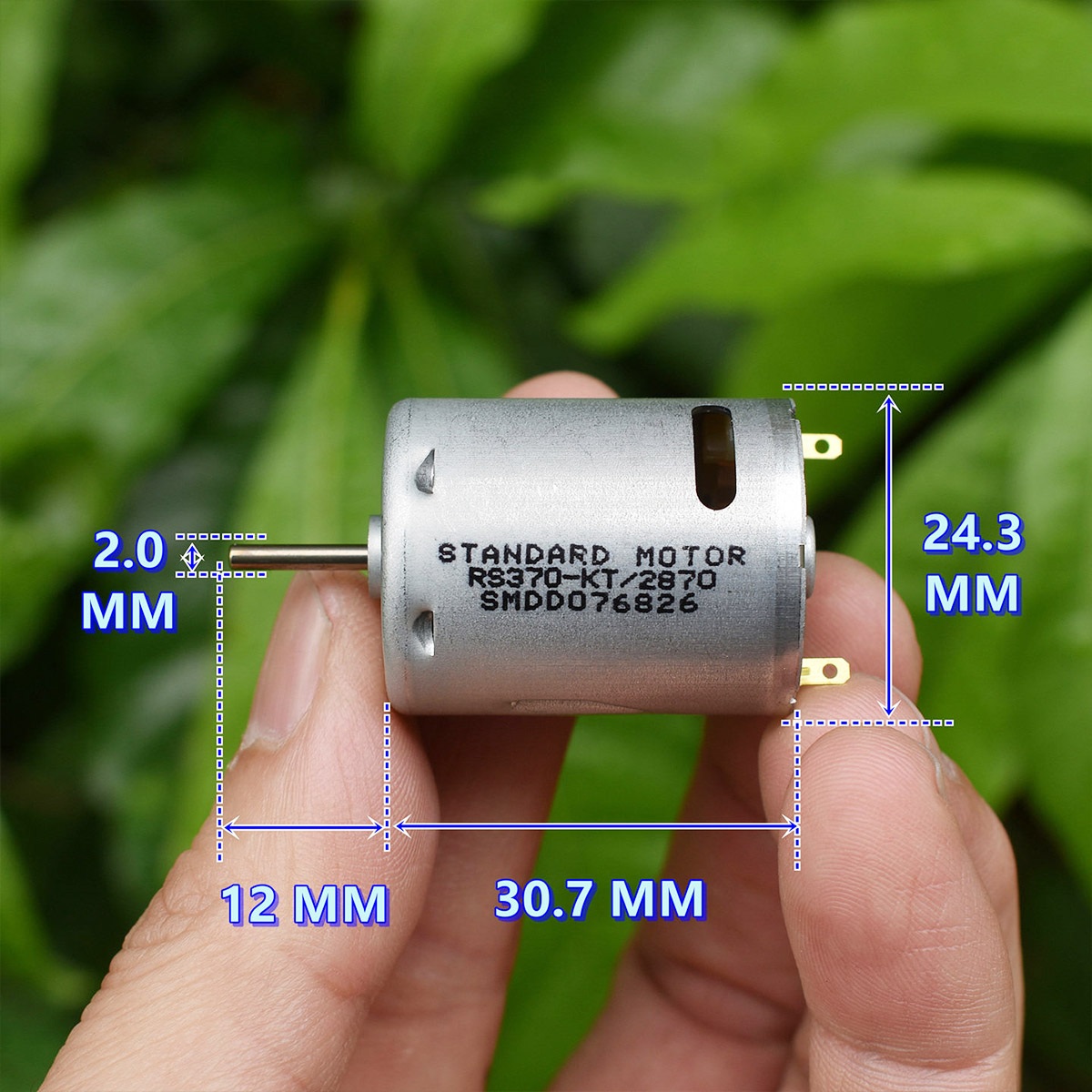 Motor DC Mini 24mm Bulat 370 7 - Electric Jet Board Motor ulasan dan harga