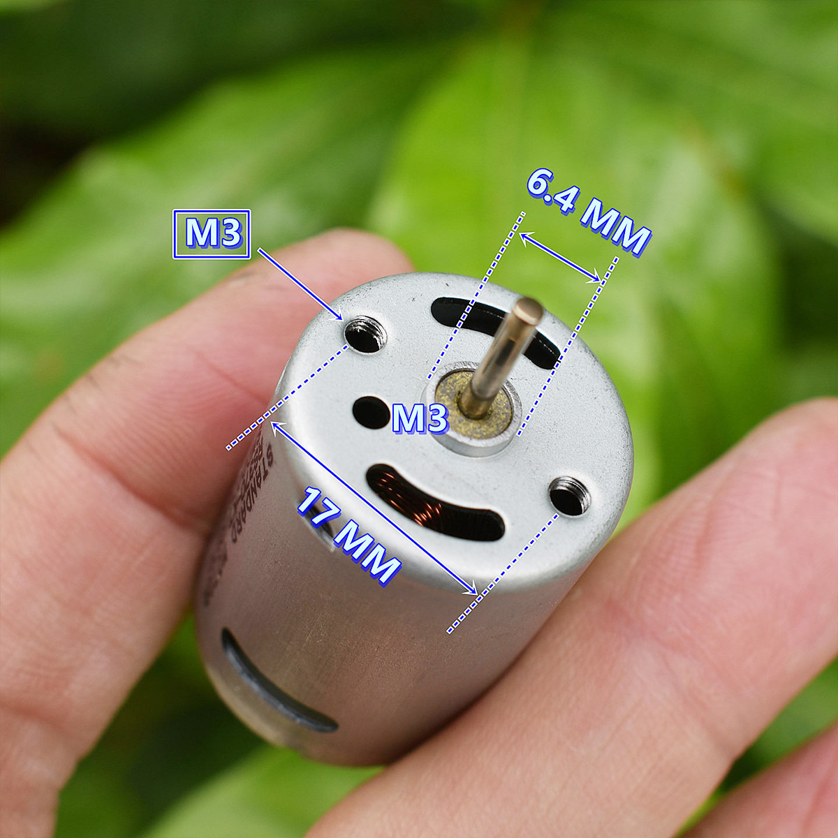 Motor DC Mini 24mm Bulat 370 7 - Electric Jet Board Motor ulasan dan harga