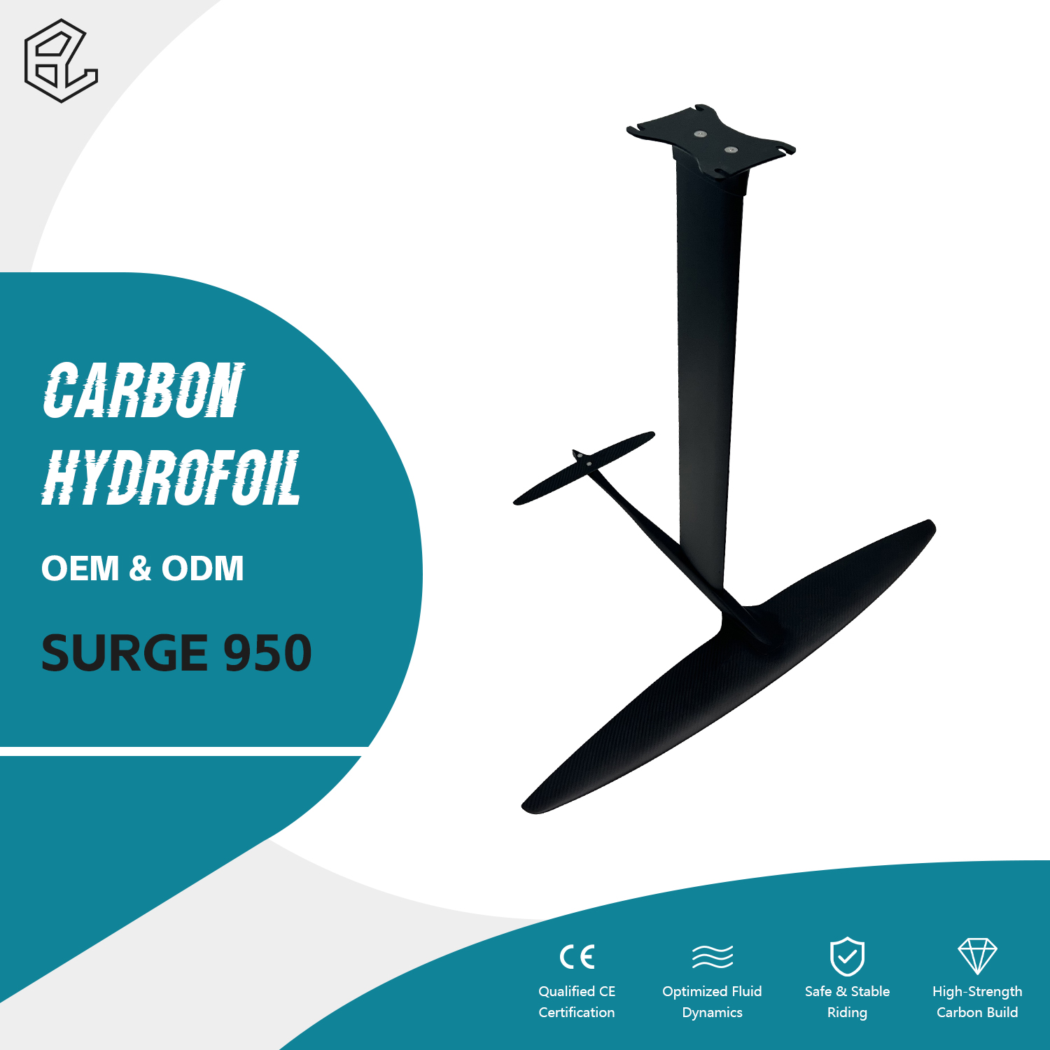 SURGE 950 AXIS Foil, Set Sayap - Hydrofoil Wing Set Carbon Fiber ulasan dan harga