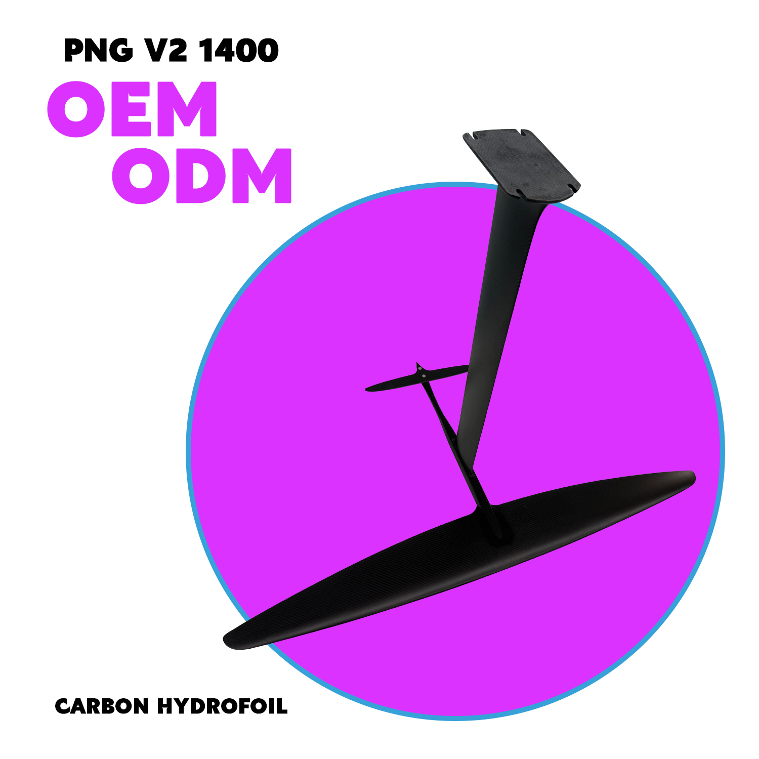 PNG1400 V2 Suring Carbon Mast  - Efoil Electric Hydrofoil Surfboard ulasan dan harga
